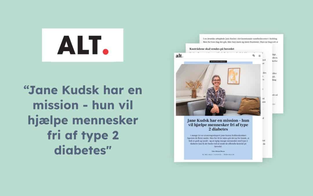 Alt for Damerne om Jane Kudsk og hendes type 2-diabetes mission